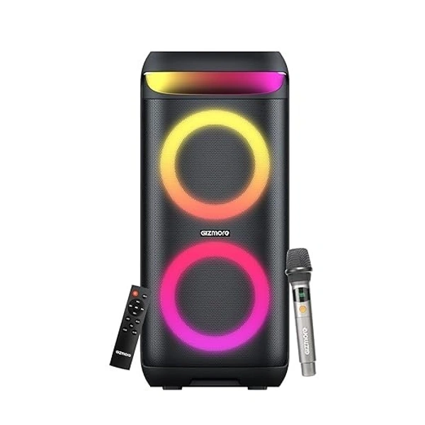 GIZMORE 140-Watt THUNDER PRO T140 PARTY SPEAKER - Black, 32, 71.5, 33.5