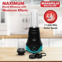 MAHARAJA WHITELINE EASY BLEND 400-WATT MIXER GRINDER 2 JARS - Blue, 25, 22, 22