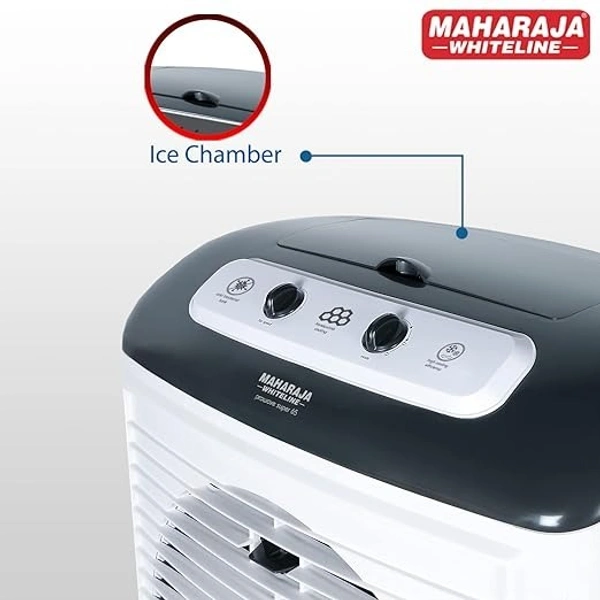 MAHARAJA WHITELINE PROWAVE SUPER 65Liter DESERT AIR COOLER - White, 68.5, 123, 51