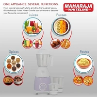 MAHARAJA WHITELINE MIXTRON DLX 750-WATT MIXER GRINDER 3 JARS - White, 36, 29, 21.5