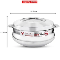 VIRTUE BELLA CASSEROLE 2500 ML - Gray, 28.5, 12, 5