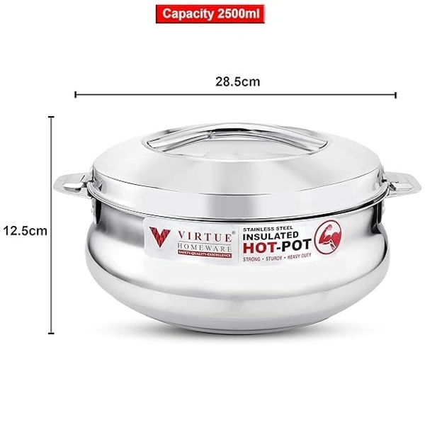 VIRTUE BELLA CASSEROLE 2500 ML - Gray, 28.5, 12, 5