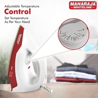 MAHARAJA WHITELINE SLEEK 1000-watt DRY IRON - Cherrywood, 25.5, 13.5, 11.5