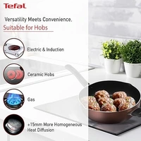 TEFAL DAY BY DAY NON-STICK DEEP FRYPAN 28 CM - Black