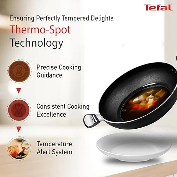 TEFAL DAY BY DAY NON-STICK FRYPAN 24 CM - Black