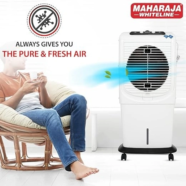 MAHARAJA WHITELINE GLACIO PRIME 65 Litre DESERT AIR COOLER - White