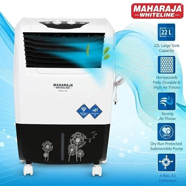 MAHARAJA WHITELINE FROSTAIR 25Litre ROOM AIR COOLER - White, 49, 70, 35.5