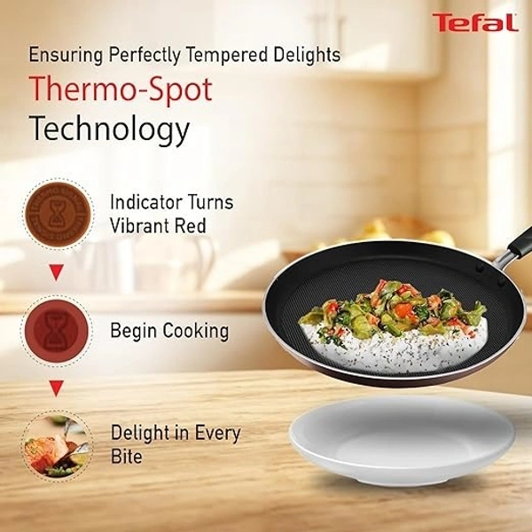 TEFAL DAY BY DAY NON-STICK TAWA 28CM - Black