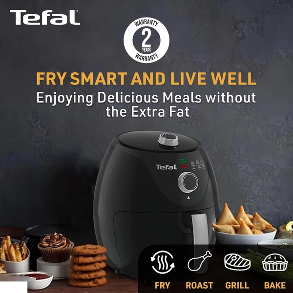 TEFAL EASY FRY AIRFRYER 3.2Liter - Black, 30, 32.8, 30