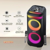 GIZMORE 140-Watt THUNDER PRO T140 PARTY SPEAKER - Black, 32, 71.5, 33.5