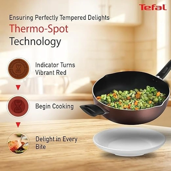 TEFAL DAY BY DAY NON-STICK DEEP FRYPAN 28 CM - Black