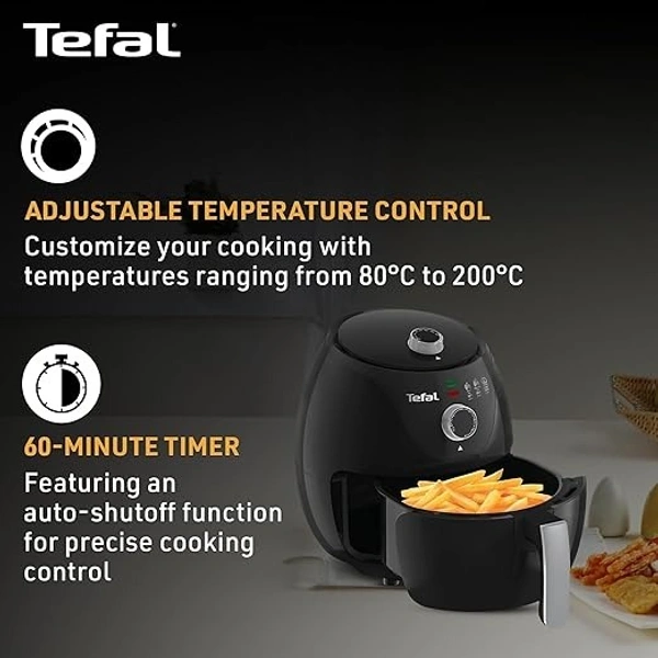 TEFAL EASY FRY AIRFRYER 3.2Liter - Black, 30, 32.8, 30