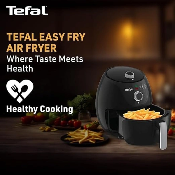 TEFAL EASY FRY AIRFRYER 3.2Liter - Black, 30, 32.8, 30