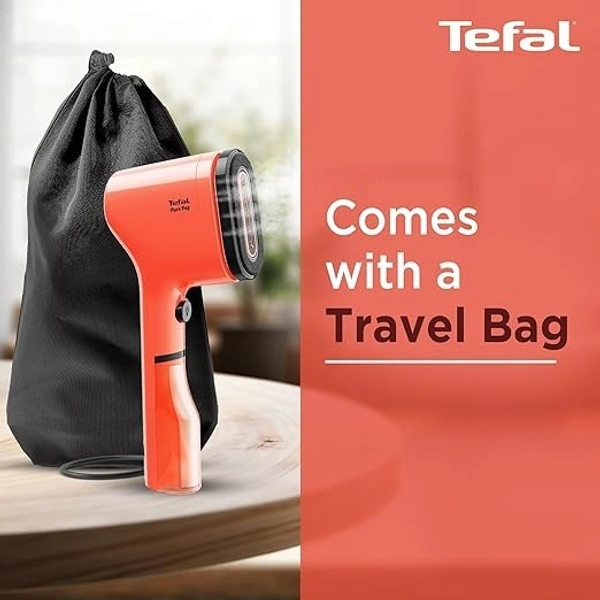 TEFAL PURE POP GARMENT STEAMER 1300 watt - Bright Red, 33.8, 15.9, 7.8