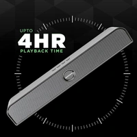 GIZMORE 1200 ULTRA BLUETOOTH SOUNDBAR 12 WATT - Black, 38.5, 5.5, 6.6