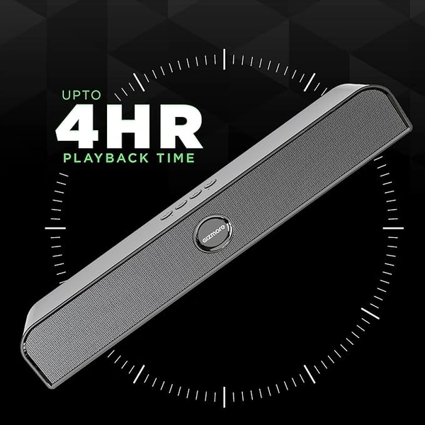 GIZMORE 1200 ULTRA BLUETOOTH SOUNDBAR 12 WATT - Black, 38.5, 5.5, 6.6