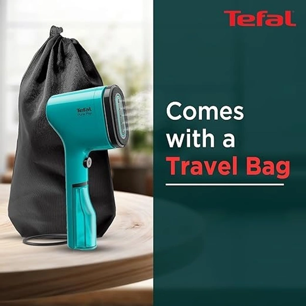 TEFAL PURE POP GARMENT STEAMER 1300 watt - Bright Turquoise, 33.8, 15.9, 7.8