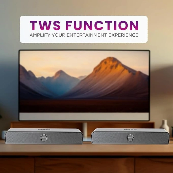 GIZMORE 1200 ULTRA BLUETOOTH SOUNDBAR 12 WATT - Black, 38.5, 5.5, 6.6