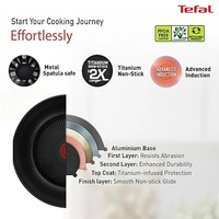 TEFAL DAY BY DAY NON-STICK FRYPAN 24 CM - Black