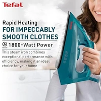TEFAL ECO MASTER 1800-WATT NON-STICK STEAM IRON - Dark Blue, 29, 16, 13.1