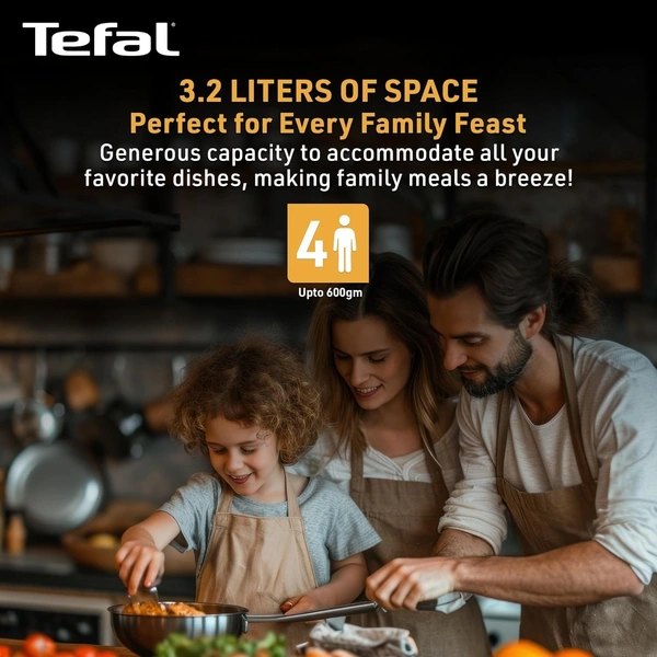 TEFAL EASY FRY AIRFRYER 3.2Liter - Black, 30, 32.8, 30