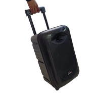 CLARION KELVIN 8 TROLLEY 30 W BLUETOOTH PARTY SPEAKER - Black, 24, 42.8, 27