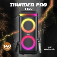 GIZMORE 140-Watt THUNDER PRO T140 PARTY SPEAKER - Black, 32, 71.5, 33.5