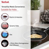 TEFAL DAY BY DAY NON-STICK TAWA 28CM - Black