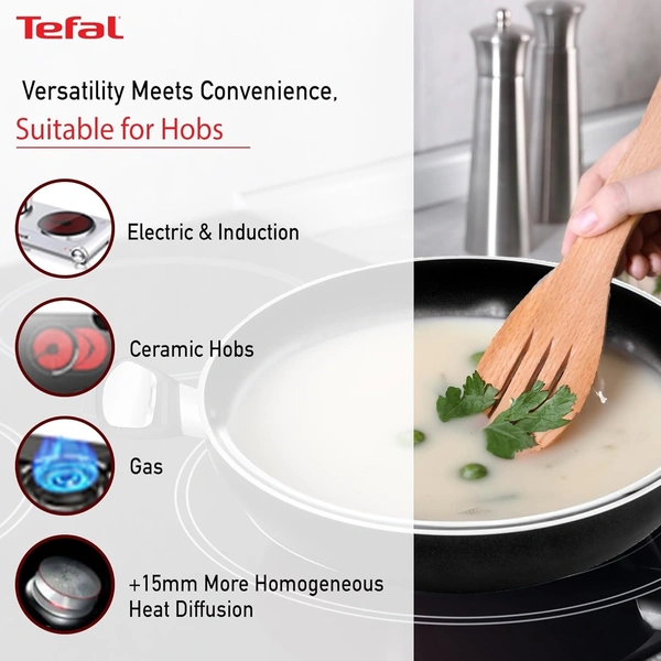 TEFAL DAY BY DAY NON-STICK FRYPAN 24 CM - Black