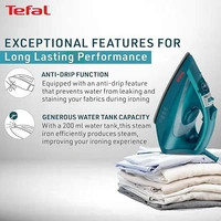 TEFAL ECO MASTER 1800-WATT NON-STICK STEAM IRON - Dark Blue, 29, 16, 13.1