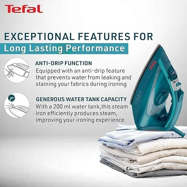 TEFAL ECO MASTER 1800-WATT NON-STICK STEAM IRON - Dark Blue, 29, 16, 13.1