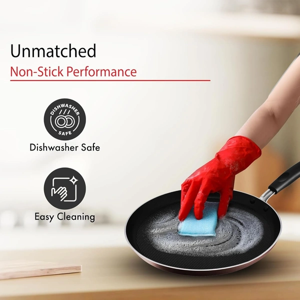 TEFAL DAY BY DAY NON-STICK TAWA 28CM - Black