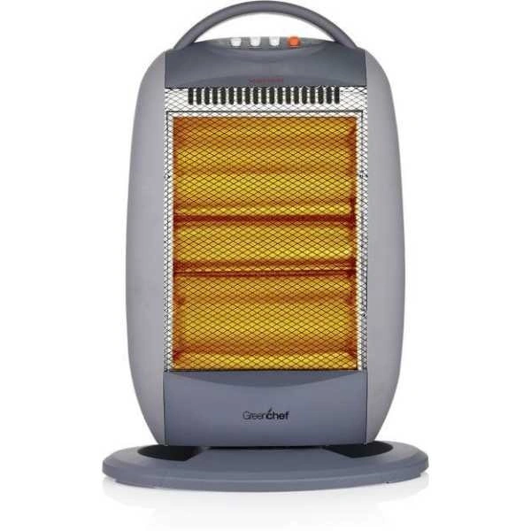 GREENCHEF APOLLO HALOGEN ROOM HEATER - Gray, 28, 34, 15