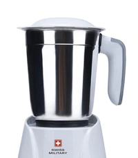 SWISS MILITARY BLISS MIXER GRINDER 500W 3JAR - White, 29, 41, 40