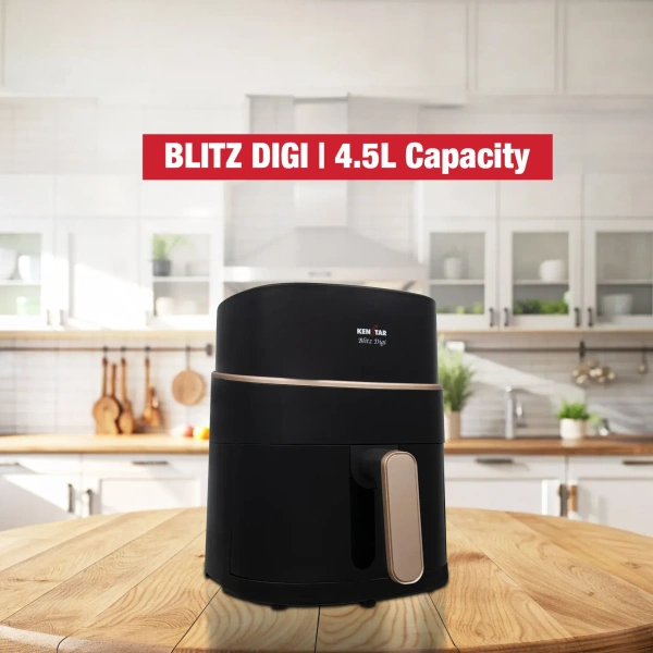 KENSTAR BLITZ DIGI 4.5L AIR FRYER 1400W - Black, 20, 26, 20