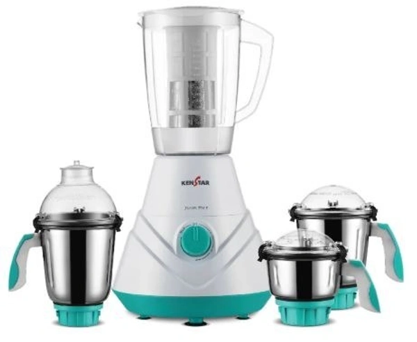 KENSTAR FUSION PRO 800-WATT MIXER GRINDER WITH 4 JARS - Turquoise Blue, 25, 25, 24