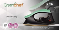 GREENCHEF D-407 1000W DRY IRON - Black