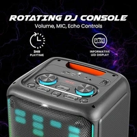 GIZMORE THUNDER 160W HIGH BASS PARTY SPEAKER - Black