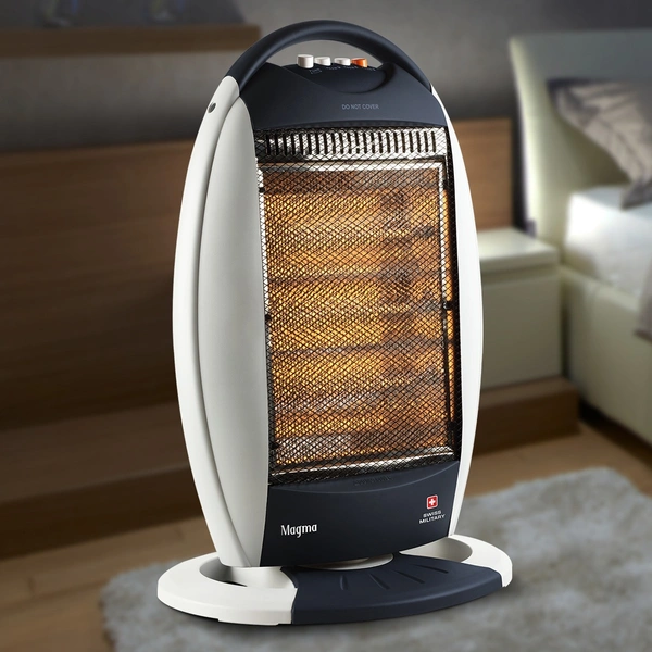 SWISS MILITARY MAGMA 1200 WATT ROOM HEATER - Gray, 35, 50, 12