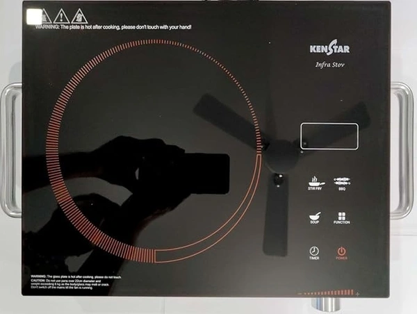 KENSTAR INFRASTOV 2000-WATT INDUCTION COOKTOP - Black, 43, 8.5, 35