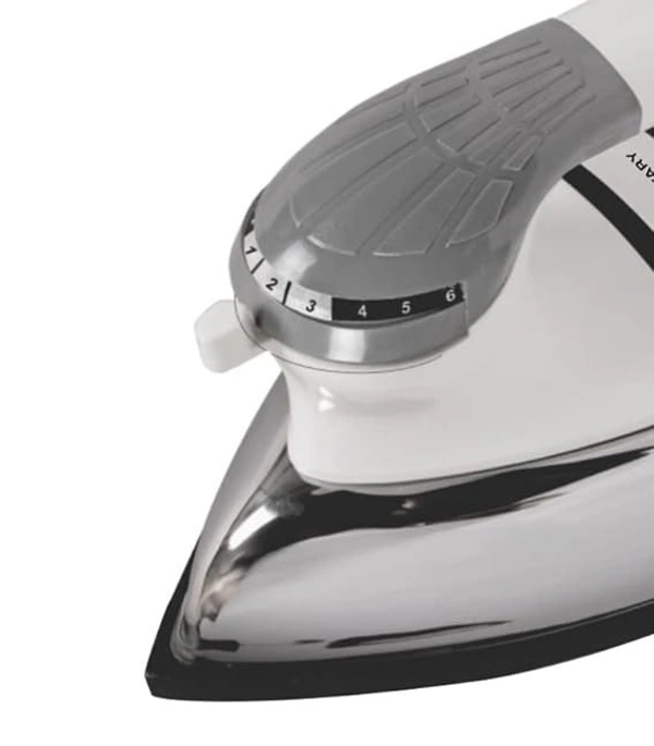 SWISS MILITARY Luxura Plancha Heavyweight Dry Iron 1000 Watts - White, 26, 11, 23