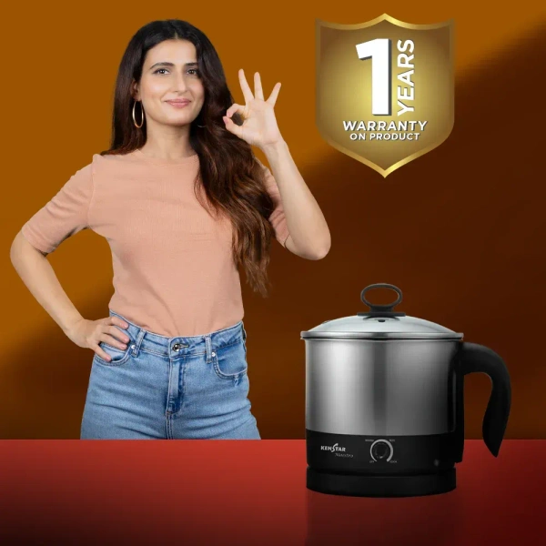 KENSTAR MAESTRO MULTI COOKER ELECTRIC KETTLE 1.2 L - Gray, 22, 17, 15
