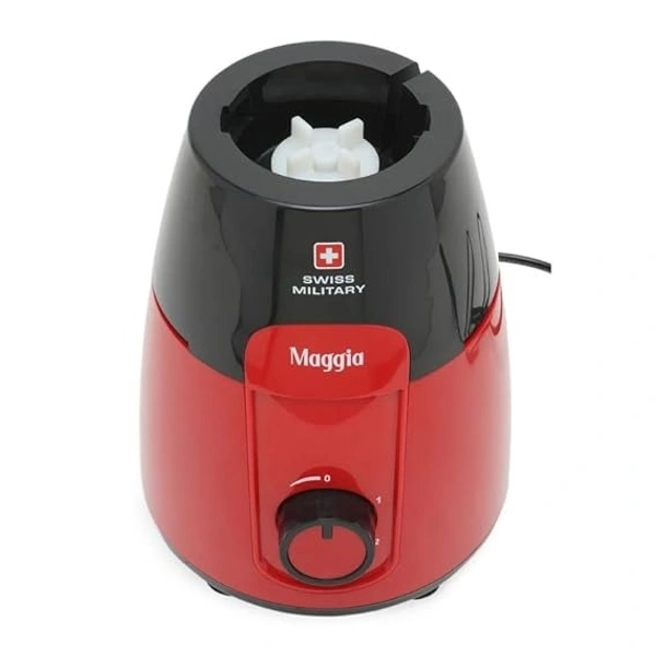 SWISS MILITARY MAGGIA MIXER GRINDER 500 WATT - Red, BLACK, 28, 18, 15
