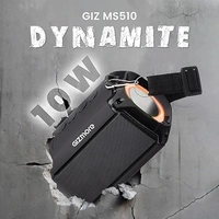 GIZMORE DYNAMITE 10-WATT BLUETOOTH SPEAKER - Black