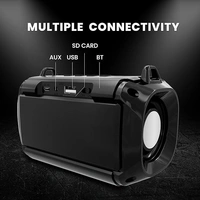 GIZMORE DYNAMITE 10-WATT BLUETOOTH SPEAKER - Black