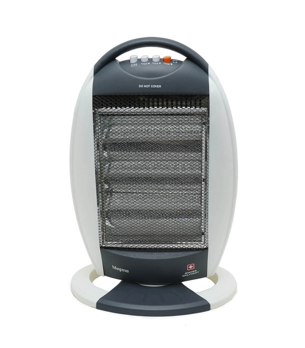 SWISS MILITARY MAGMA 1200 WATT ROOM HEATER - Gray, 35, 50, 12
