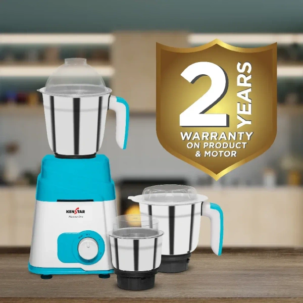 KENSTAR MAXXO PRO 750-WATT MIXER GRINDER - White, 45, 22, 27