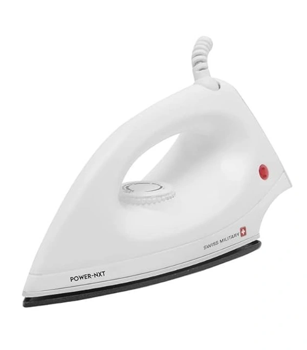 SWISS MILITARY POWER NXT 1000-WATT DRY IRON - White, 26, 11, 23