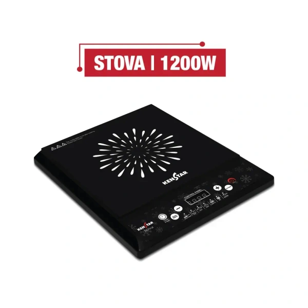 KENSTAR 1200-WATT INDUCTION COOKTOP PUSH BUTTON - Black, 33, 6, 28