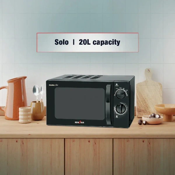 KENSTAR SOLO 20 LITRES 700W MICROWAVE - Black, 35, 27, 46